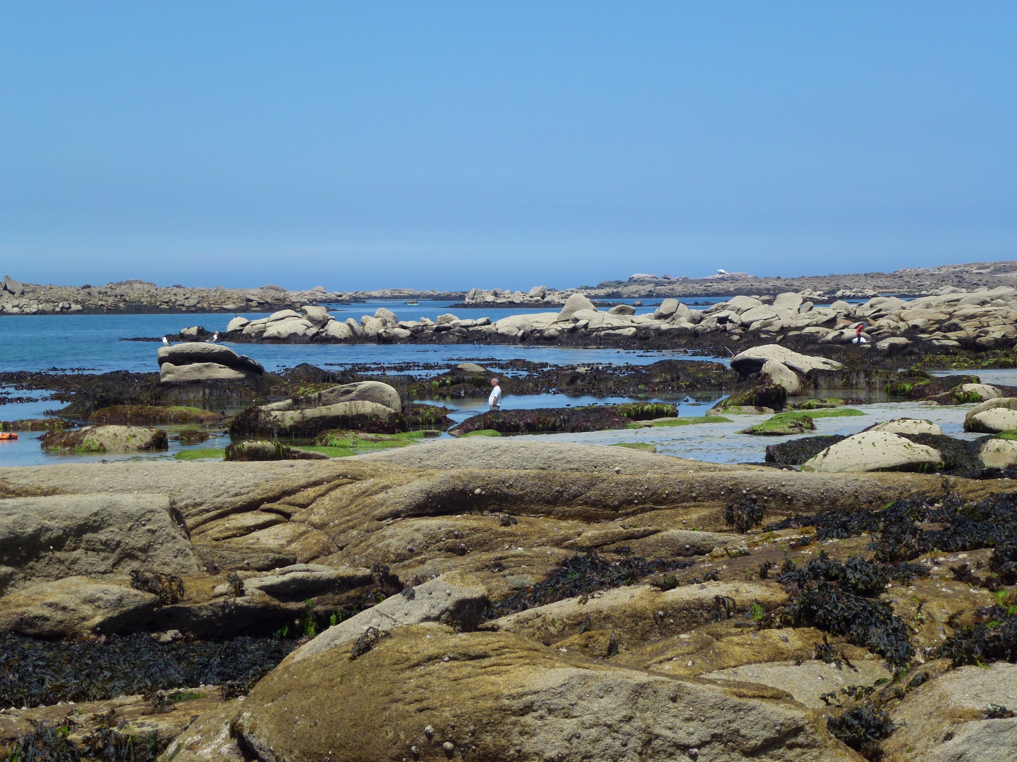 Une grève sur la côte de Granite Rose - Photo ED
