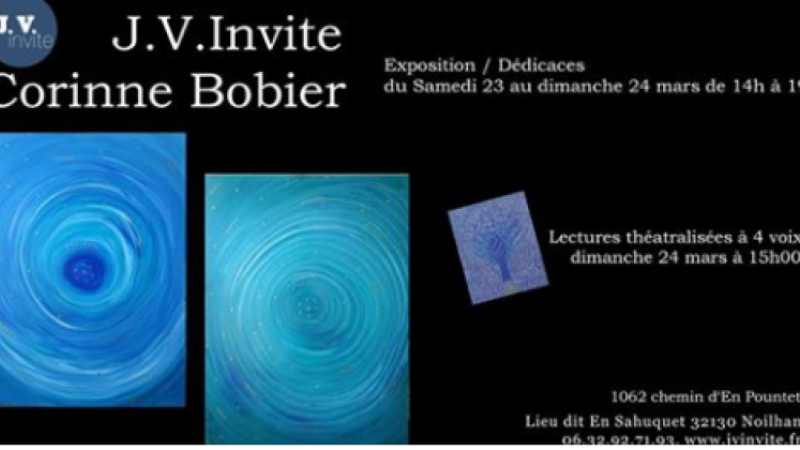 Corinne Bobier à la Galerie J.V. Invite