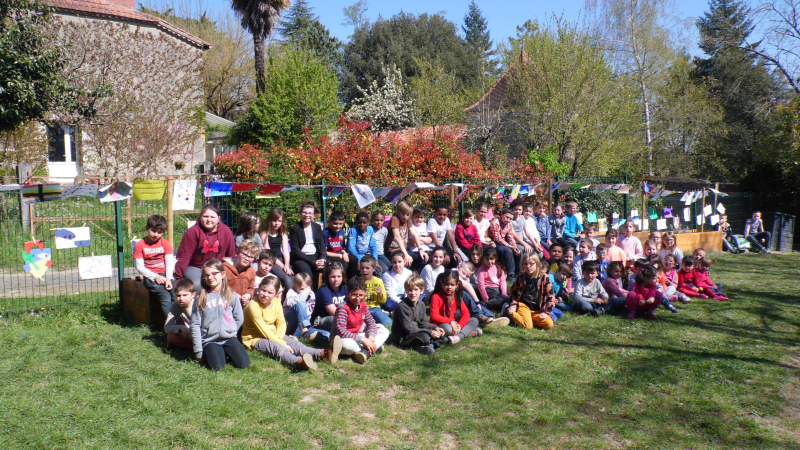 La "Grande Lessive" biannuelle à l'école