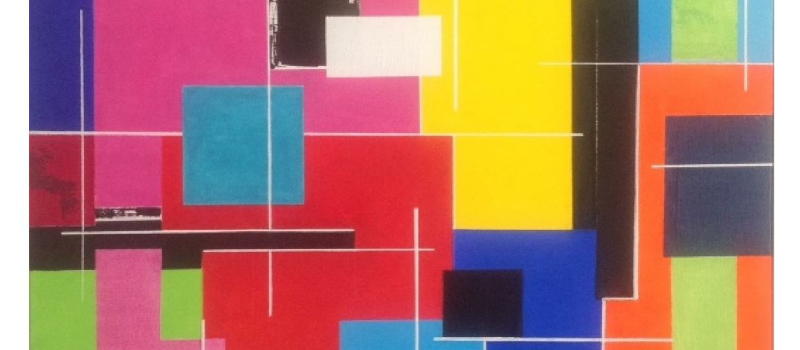 L'artiste peintre Marie Miègeville joue la couleur