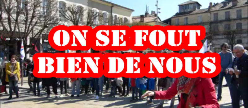Les enseignants en colère.