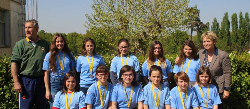 Médaille de bronze pour les benjamines