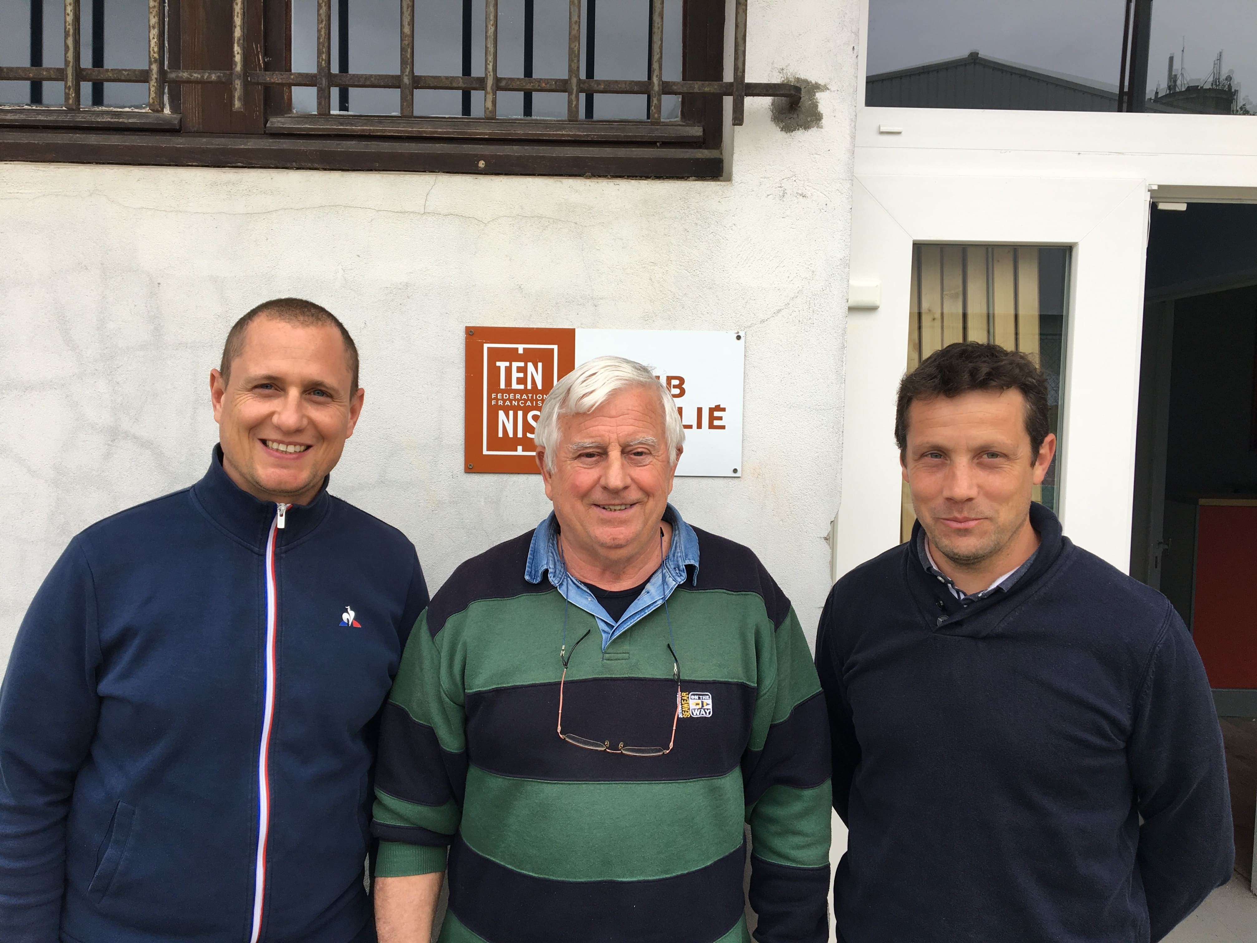 De gauche à droite, Julien Prévost, Michel Calcet, Frédéric Fasolo. - Photo DR