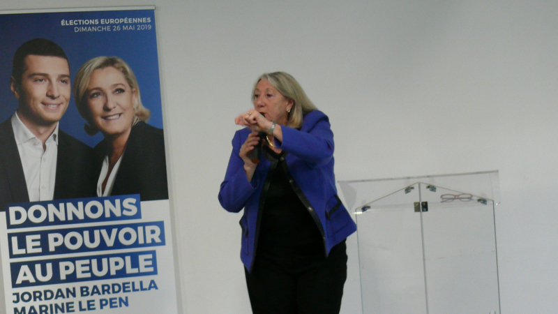 Elections Européennes : les antifascistes perturbent la réunion publique du Rassemblement National