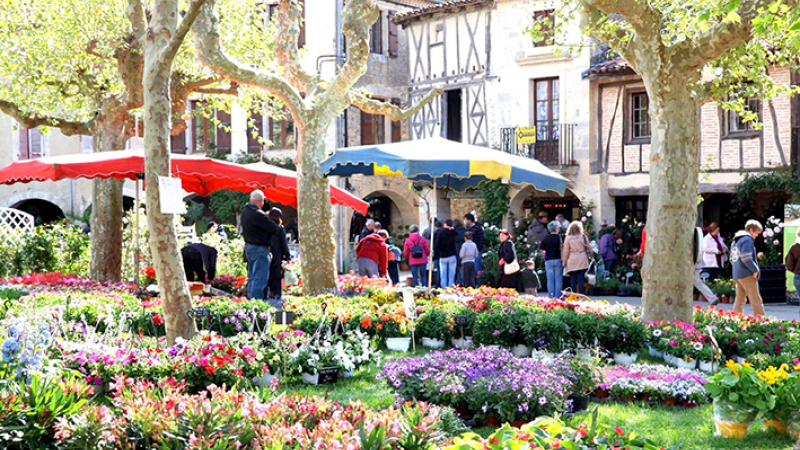 La ronde des fleurs dans la bastide ronde