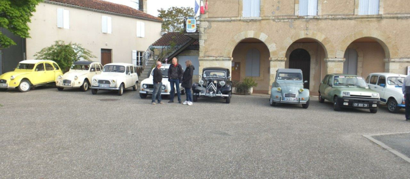 Belle balade rétro en 4L et 2 CV