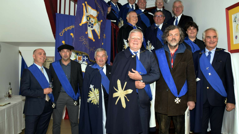 Emir Kusturica intronisé dans la compagnie des Mousquetaires de l'Armagnac