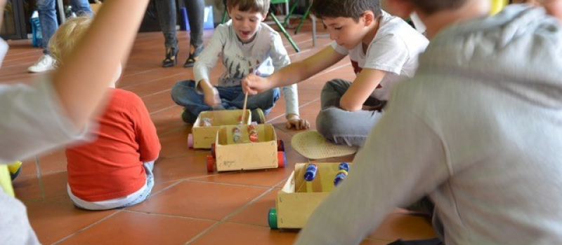 Arts créatifs pour les enfants à l'Espace Pierre Lasserre au Musée Campanaire