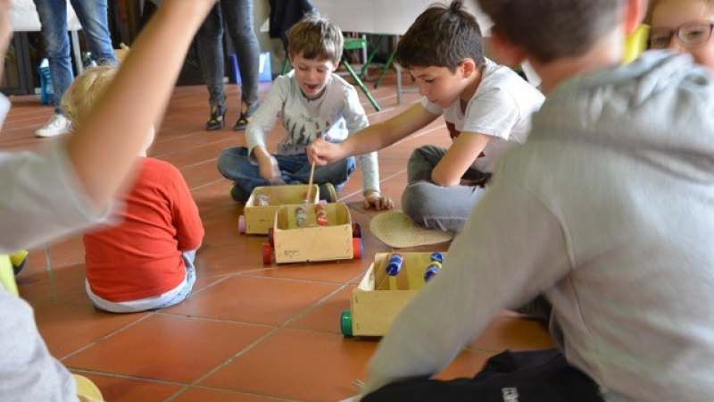 Arts créatifs pour les enfants à l'Espace Pierre Lasserre au Musée Campanaire