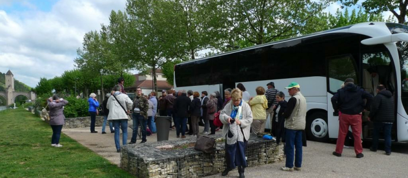 Voyage à Cahors pour le club des randonneurs