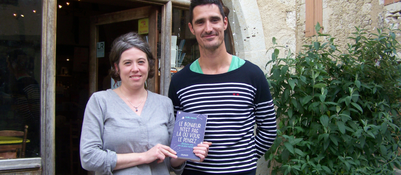 Gaël Brulé : un auteur qui écrit et parle du bonheur à la librairie-tartinerie