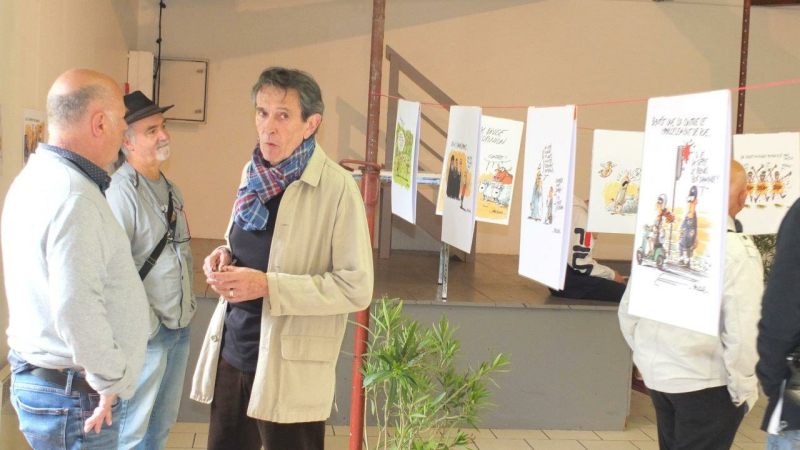 Le caricaturiste de Charlie Hebdo, Loïc Faujour, a dévoilé quelques unes de ses œuvres