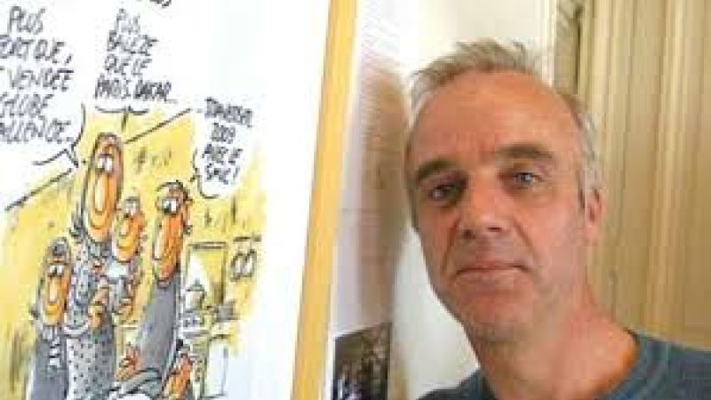 Le dessinateur Loïc Faujour à Vic-Fezensac