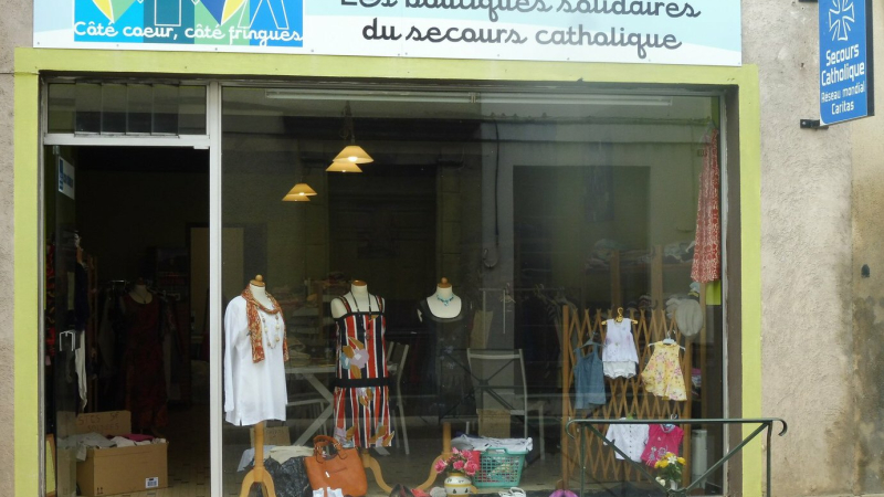 Nouveaux horaires à la boutique du Secours Catholique