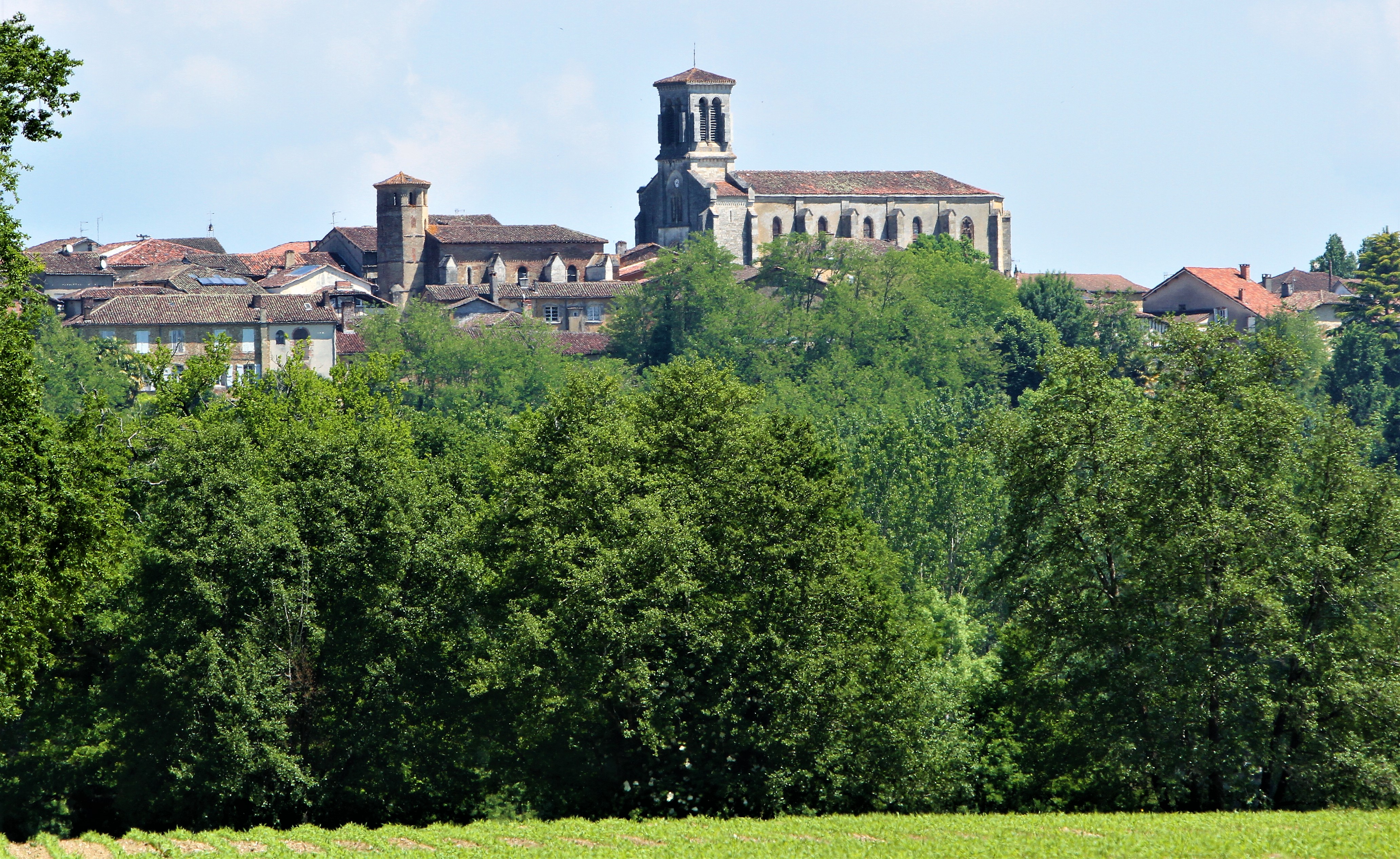 Image bucolique de Cazaubon.