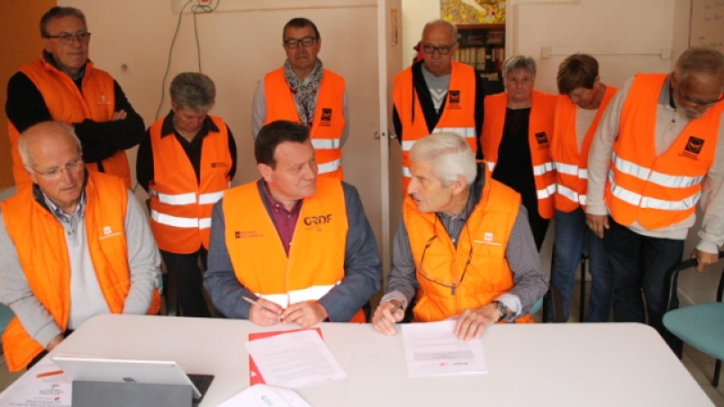 Convention de partenariat entre GRDF et la Banque Alimentaire du Gers