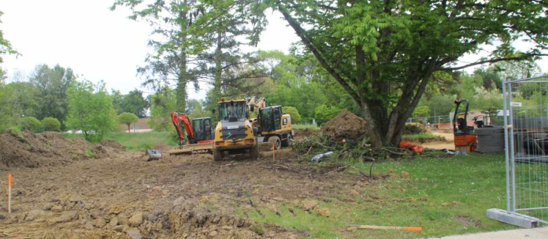 Les travaux des parkings sont en cours