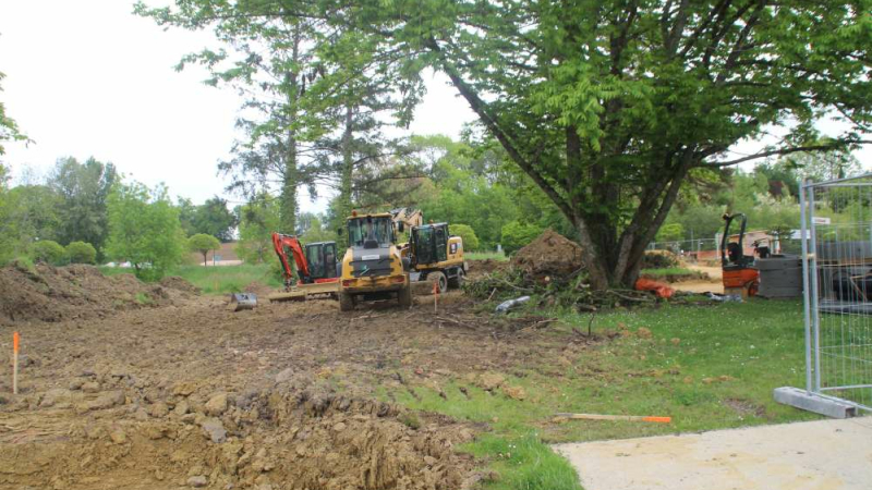 Les travaux des parkings sont en cours