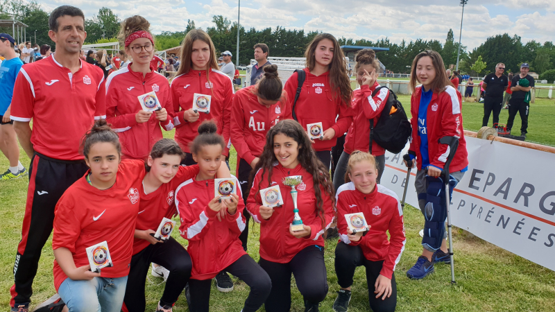 Les Filles d'Auch Football à la fête