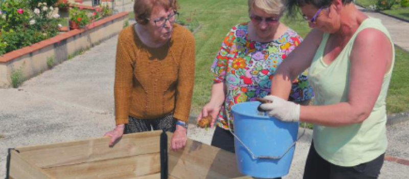 Inauguration de l'aire de compostage