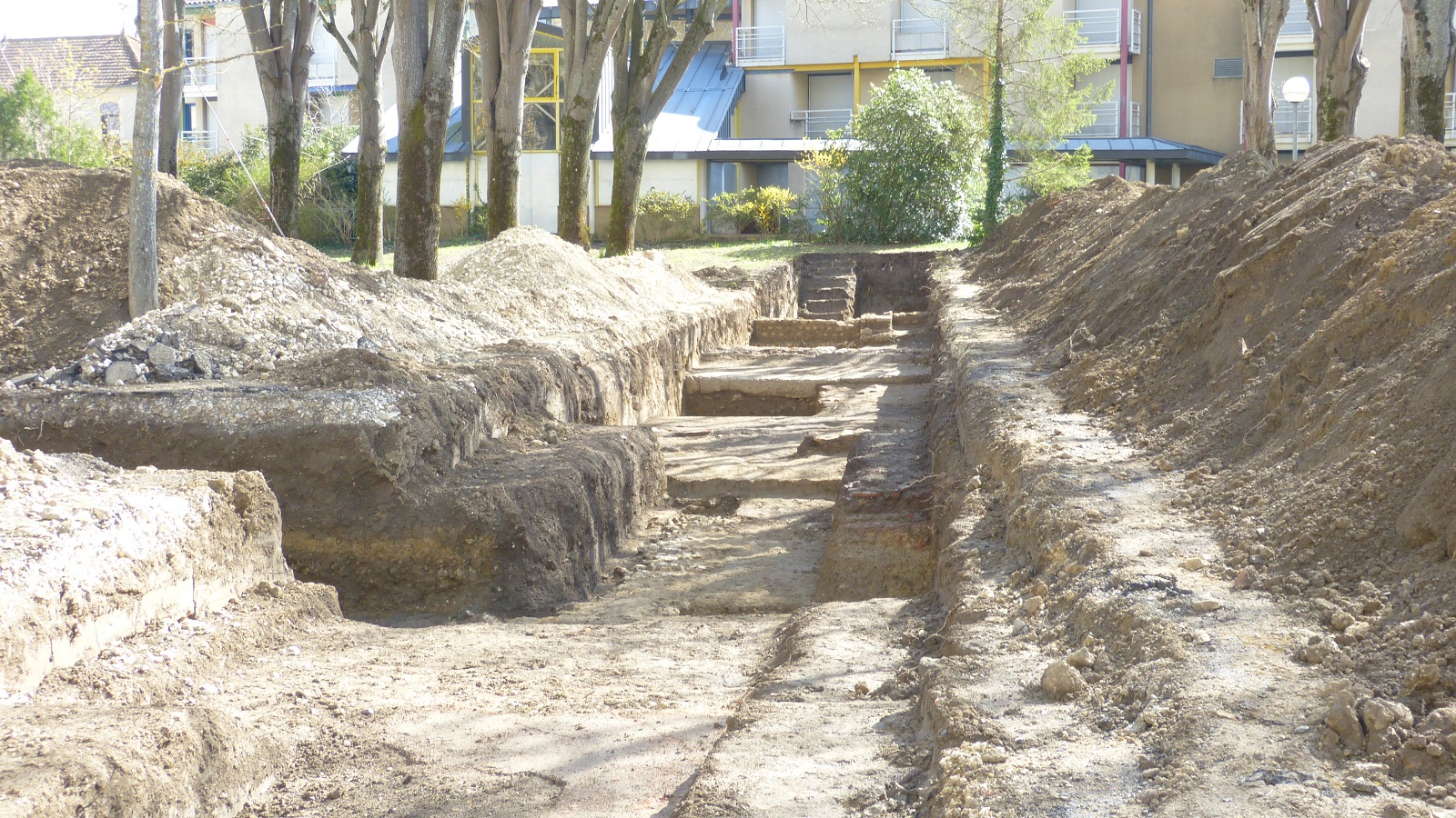 Vestiges d'exception - Fouilles sur l'îlot Pasteur - Mars 2018 - Photo JPE