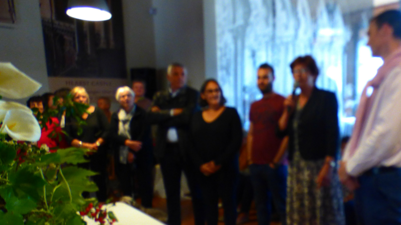 L'inauguration du salon du dessin de presse