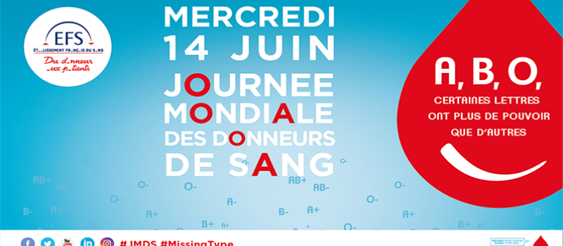 Journée mondiale des donneurs de sang