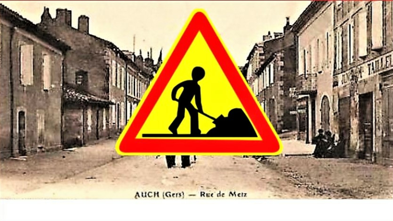 Aménagement de la rue de Metz.
