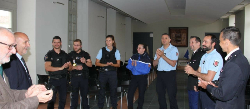 Les gendarmes remerciés