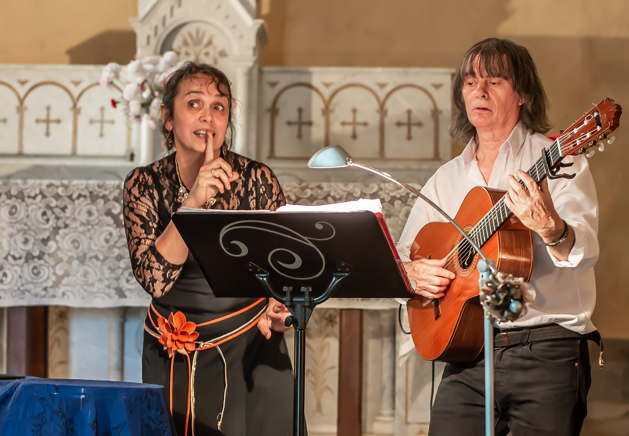 Maguy Avaro et Jacques Leureux - Photo Roland Houdaille -Juin 2018