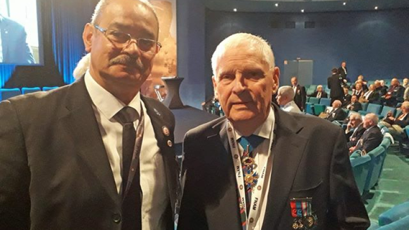 Deux anciens combattants Gersois à Caen 