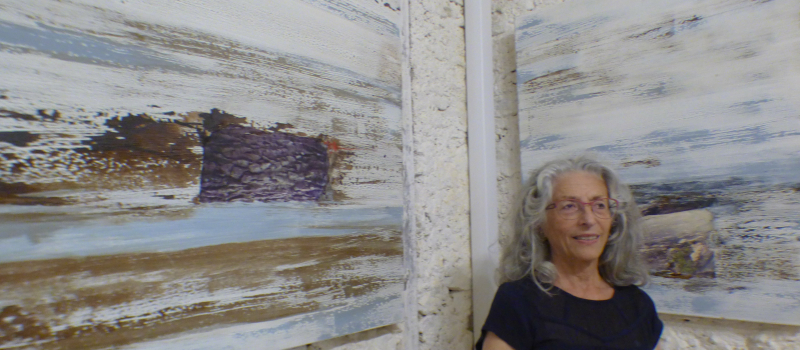 A l'Âne bleu, Josette Marie Lorho et Christian Piot exposent leurs œuvres
