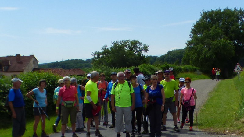 Les marcheurs de CLAP à Ladevèze-Ville