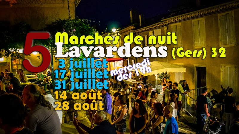 L'été est là et, avec son arrivée, les marchés de nuit démarrent.
