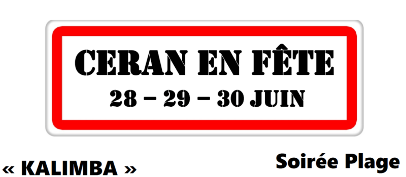 Trois soirées de fêtes