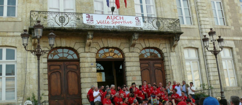 Une marée rouge et blanche pour les Twisters et le RC Auch