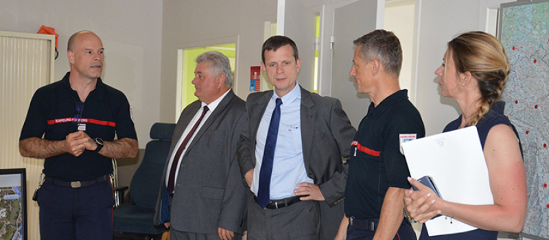 Le directeur général de la sécurité civile en visite au SDIS32