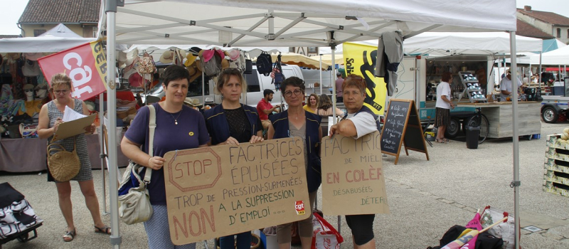 Les factrices de Miélan encore en grève