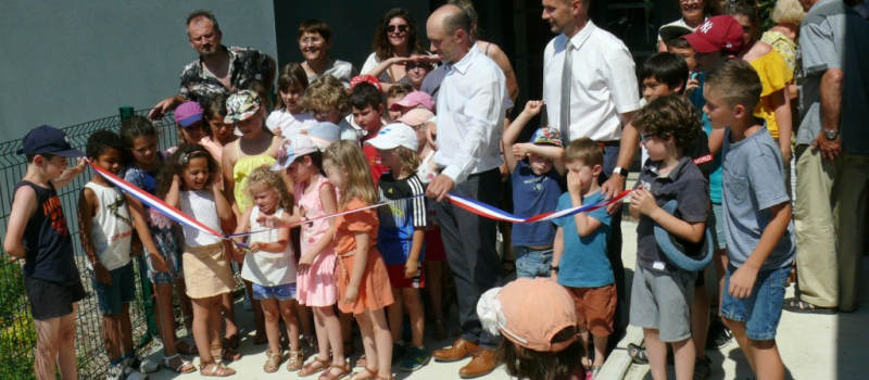 Inauguration des nouvelles classes à Roquetaillade
