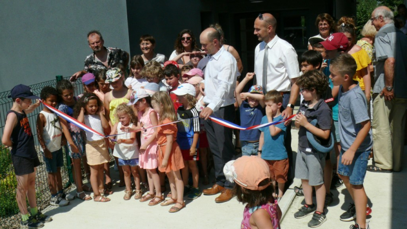 Inauguration des nouvelles classes à Roquetaillade