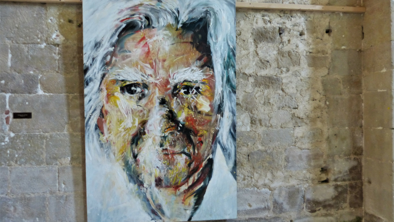 L'association France Alzheimer découvre l'exposition Chambas