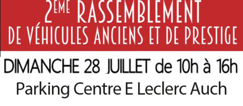 Rassemblement interclubs de voitures anciennes et de prestige