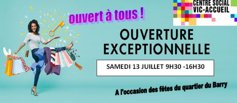 Ouverture du vestiaire solidaire