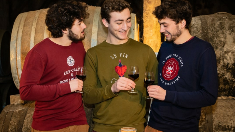 Les trois mousquetaires de "Petit cépage"