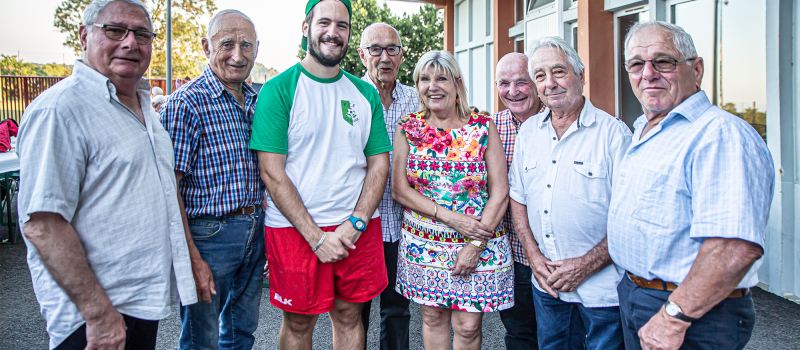 Sardinade en commun au Houga: football club folgarien - anciens combattants  