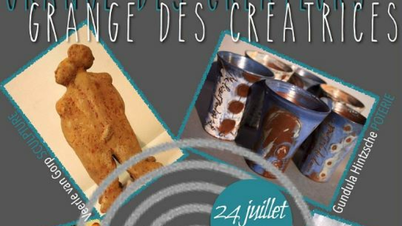 La grange des créateurs ouvre ses portes à des artistes locaux