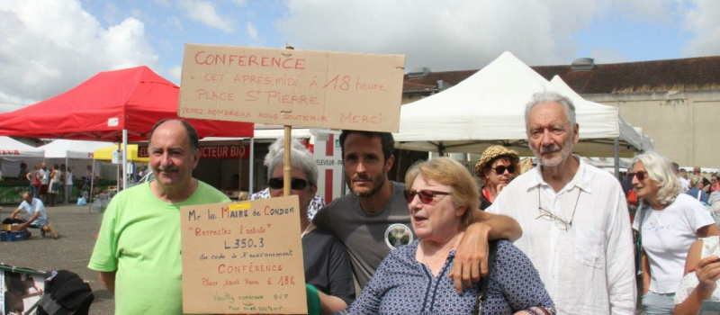 Sauvons les arbres et les promenades : Les Amis des promenades de Condom communiquent