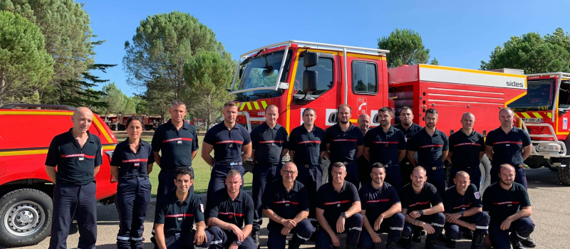 Nos pompiers en renfort sur les feux de foret