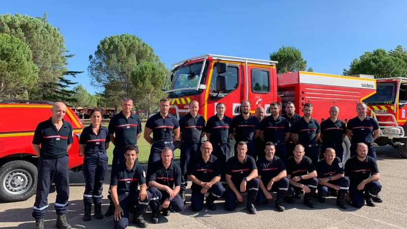 Nos pompiers en renfort sur les feux de foret