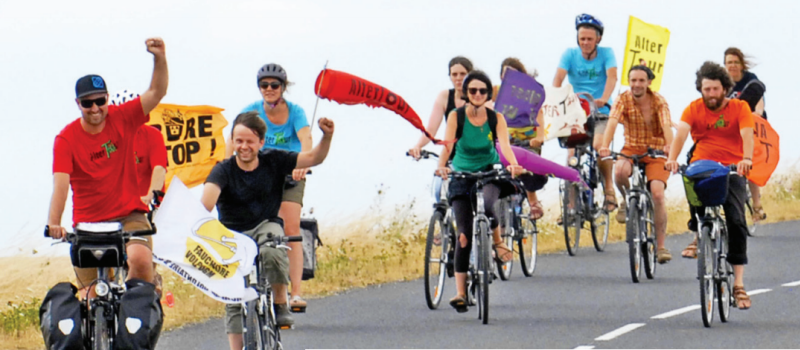 Un tour itinérant à vélo pour la transition écologique et sociale